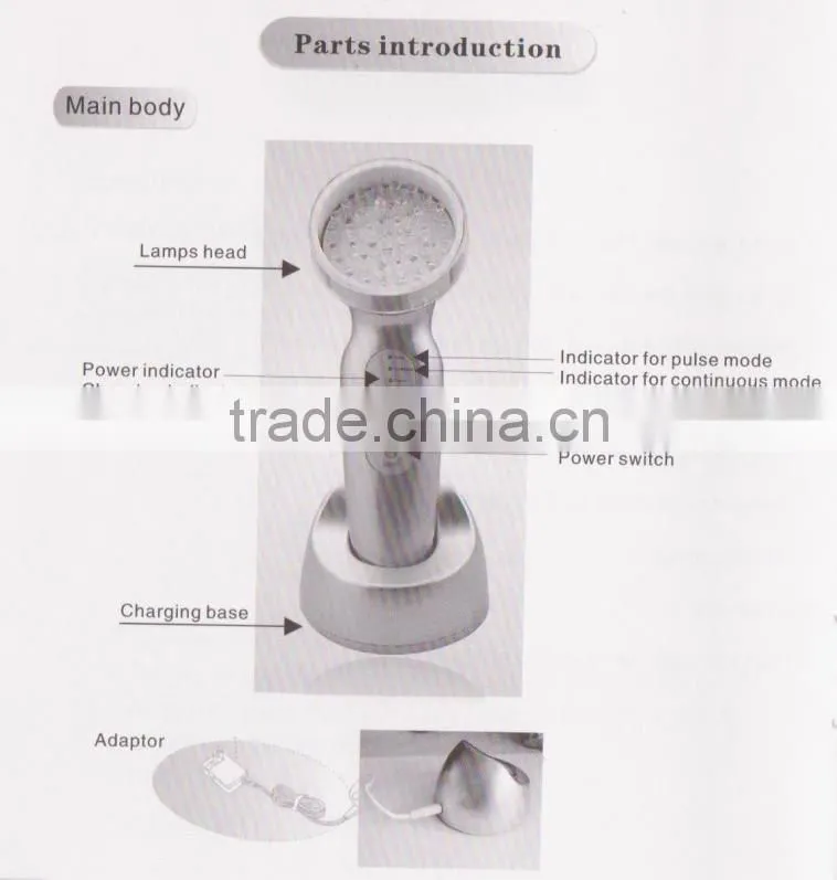 2016 Hot Sale Ultrasonic Ion Facial Beauty Device for Face Lift