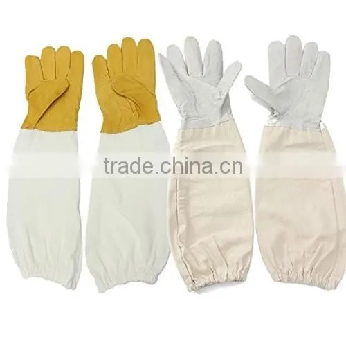 New Beekeeping Gloves Beekeepers Protective Goatskin Bee Keeping Leather Gloves