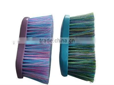 mix color touch soft long pp bristle horse brush