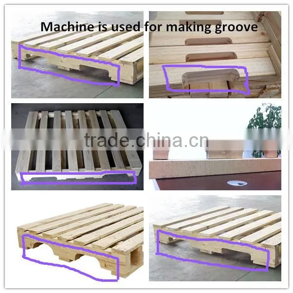 Wooden tray hole digging machine