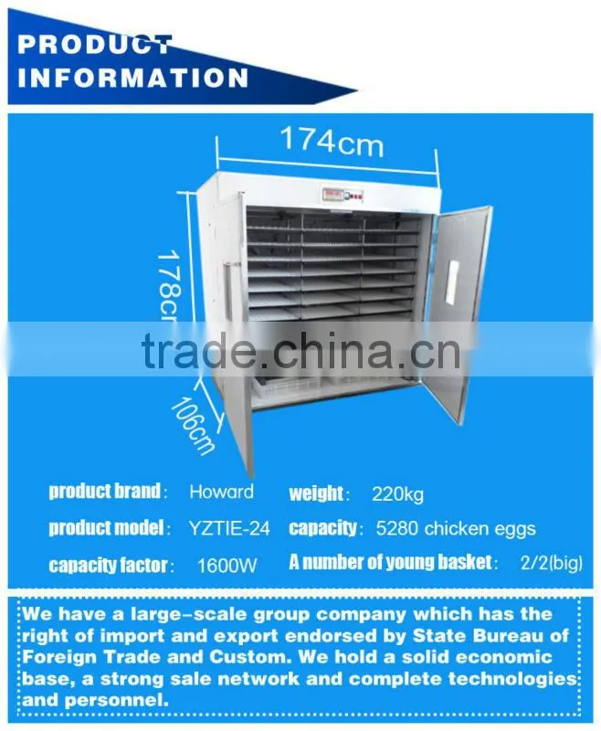 2017 best price full automatic used chicken egg incubator for sale chicken egg incubator YZITE-24