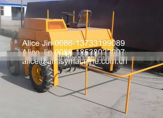 2016 Newest Amisy self-propelled organic fertilizer compost turner/turning machine