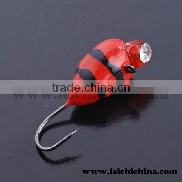 Super Cheap Rain Drop With Rock Eye Tungsten Ice Jig