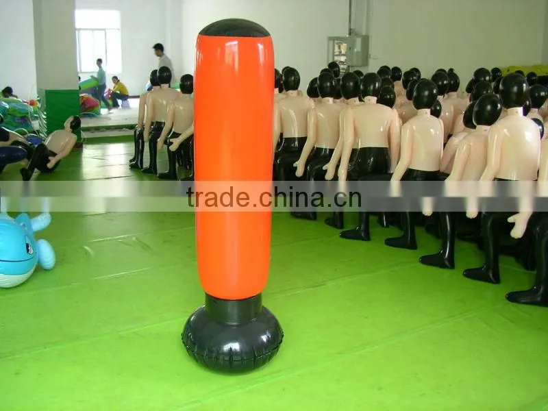 PVC inflatable punching bag PVC inflatable boxing gloves