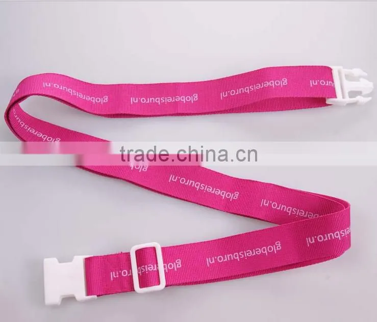 Adjustable multicolor travel luggage belt