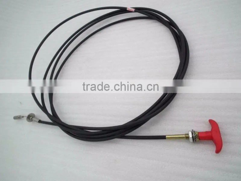 Racing car universal bonnet cable