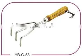 on sale gardening tools manual farming cultivator mini tractor earth rake