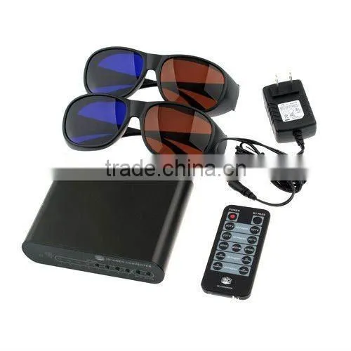 2D to 3D Conversion Signal Video Converter Box Set For TV Movie Blue Ray Xbox360