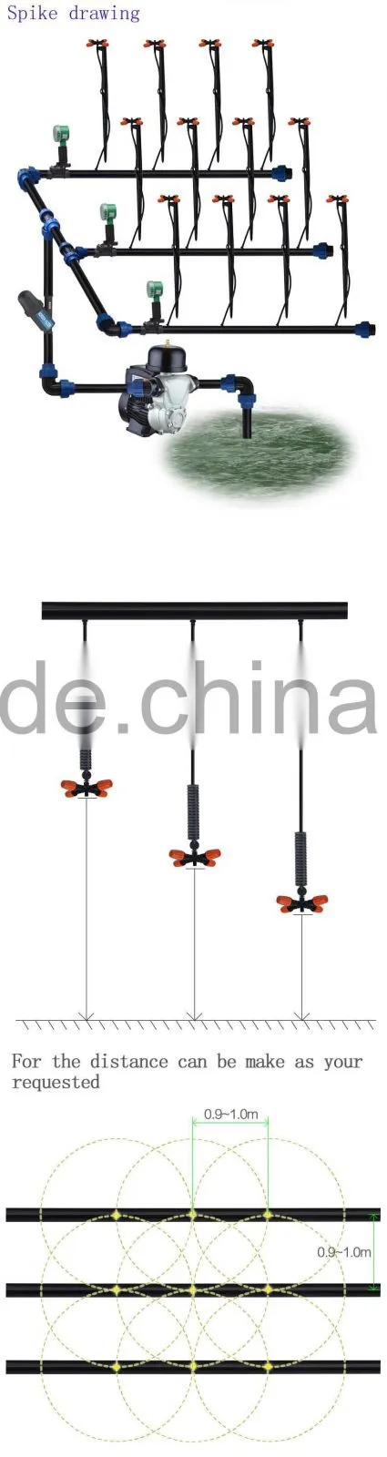 mini sprinkler,cross atomizer,practical farm irrigation sprinkler