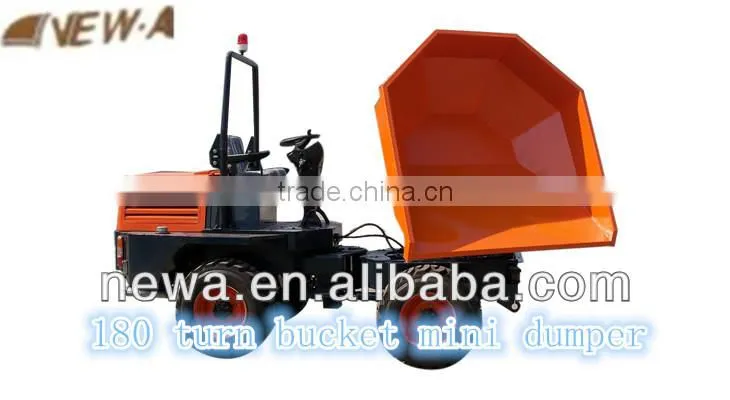 Best price CE 180 turn hydraulic dump truck