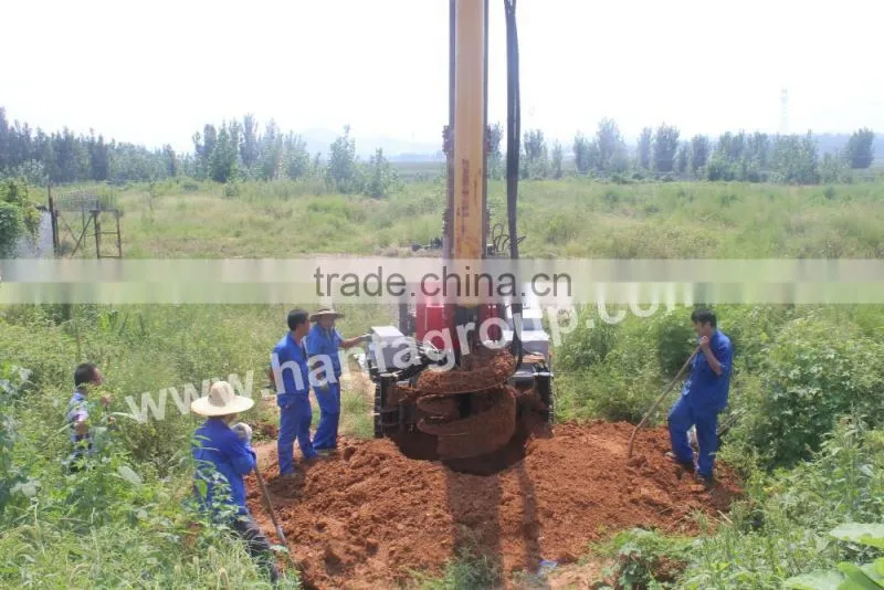HF160Y Crawler Portable Rotary Bored Pile Drill Rig