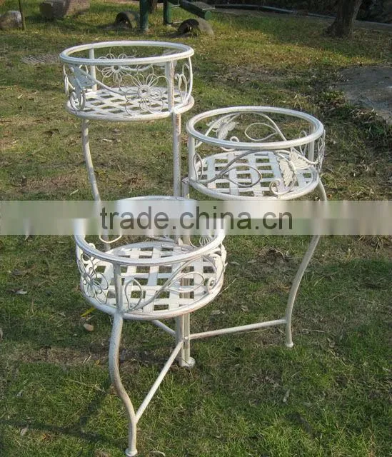 Vintage Wrought Irons Antirust Folding Antique Metal Garden Outdoor Decorative Classical Flower Trellis