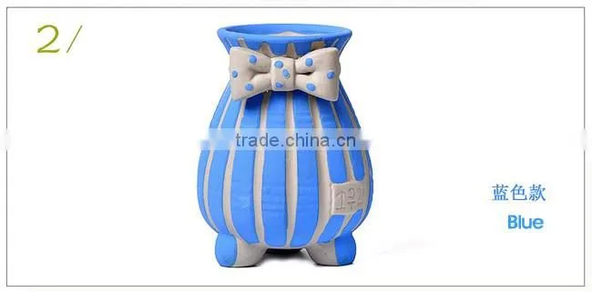 Indoor decor small hand-painted ceramic flower pots for succulent plants