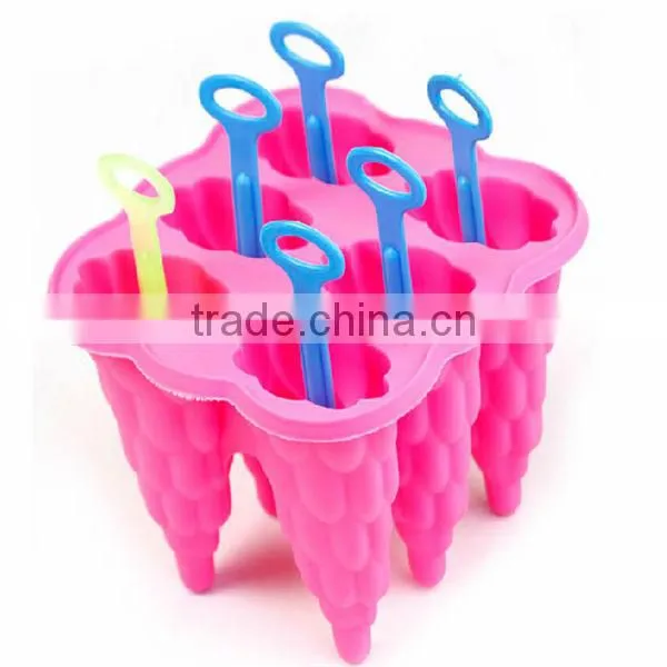 Popular DIY food grade silicone ball shaped ice cube tray