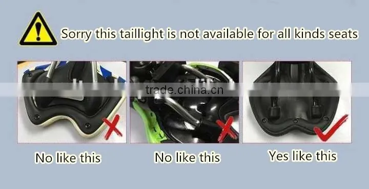 Smart Anti-theft Alarm Tailight Bicycle Rear Light Remote Control Wireless Bell Bicycle Taillight