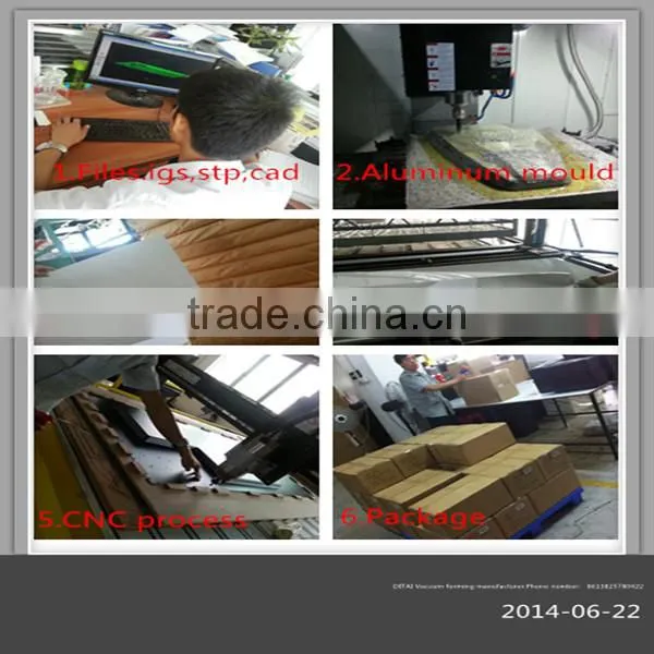 vacuum forming plastic portable promotor display stand
