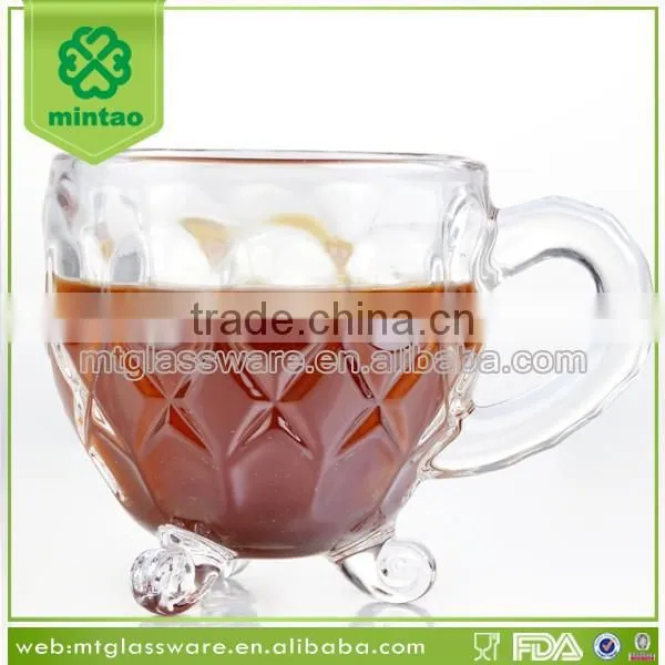 High Quality Machine made glass expresso coffee cup sets
