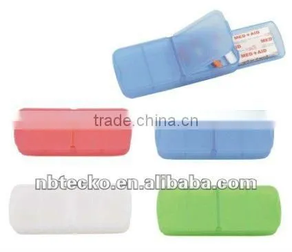 multi function plastic container for medicine and band aid
