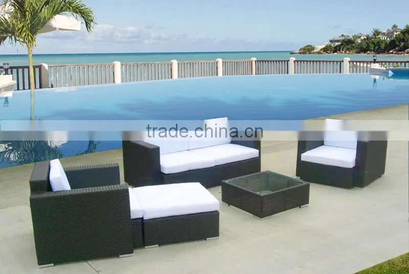 outdoor rattan wicker garden sofa set