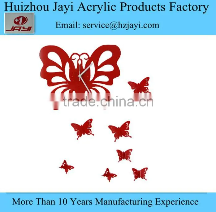 Diy wall clock different shape ,Hot sale acrylic wall clock different shape