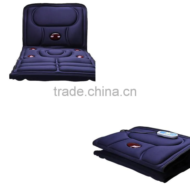 Infrared heating vibrating massaer cushion,massager mat