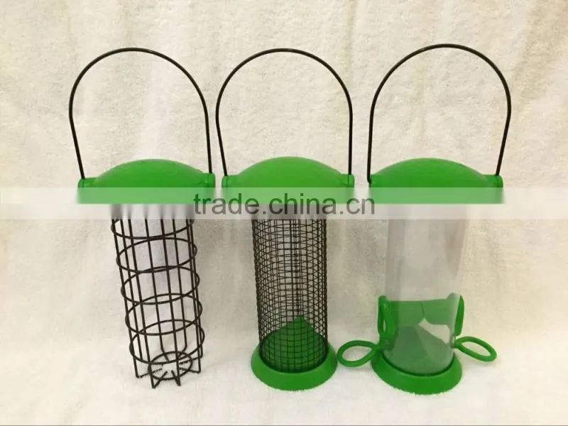 2017 Popular Steel Green Feeder Garden Premium flip bird feeder