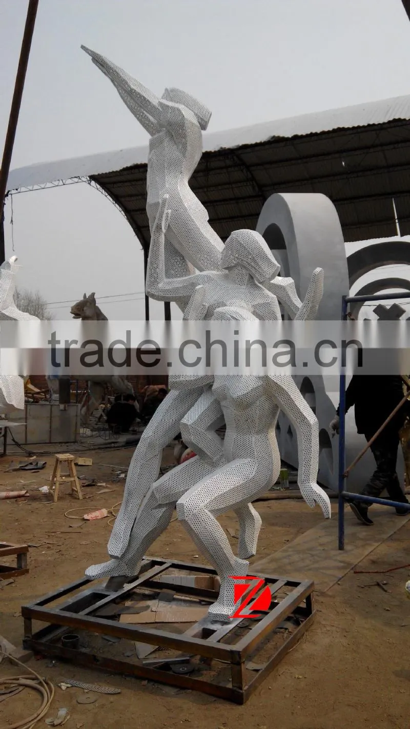 High Quality Stainless Steel Sport Figure Sculpture