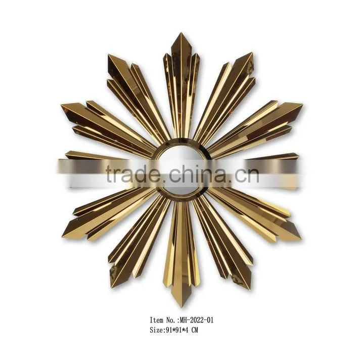 Rose Gold Polished stainless steel decorative mirror/wall decor