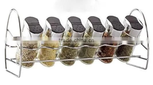 Transparent glass spice shaker