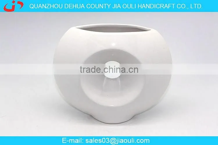 2016 hot sale grey small ceramic flower vase