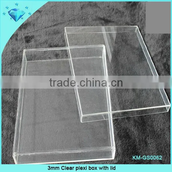 3mm black acrylic desk storge boxes