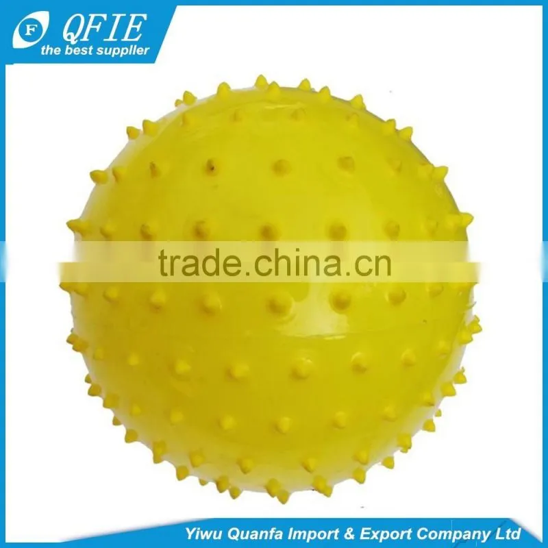 High quality non-toxic PVC 10cm baby massage ball with nubs