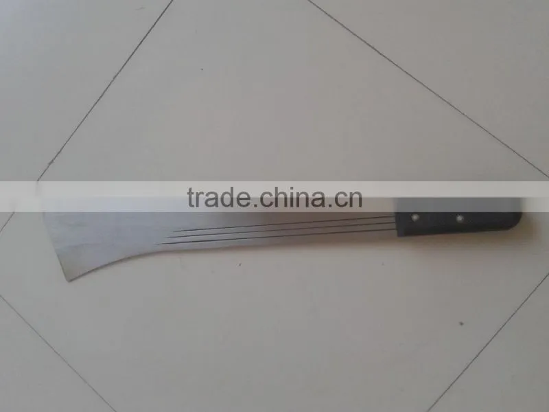 machete with plastic handle