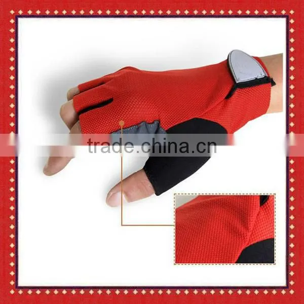Fingerless Sport gym gloves