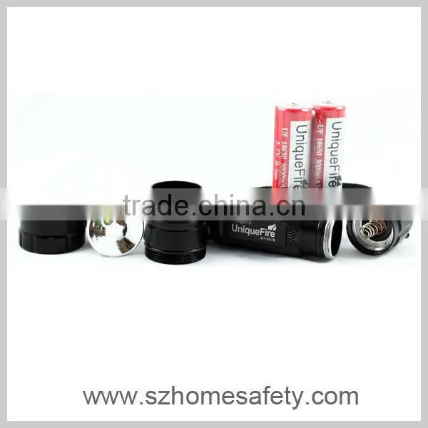 Wholesale WF-502B Cree Q5 Led Blue Point Flashlight Rechargable