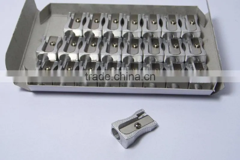 mini size aluminium office pencil sharpener