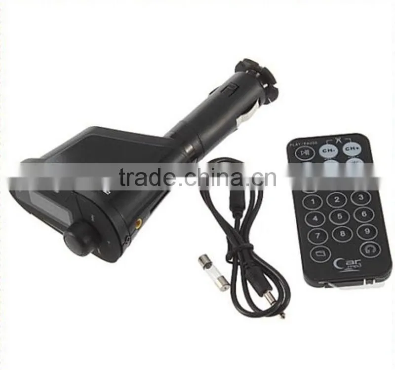 2016 hot MP3 Player Wireless FM Transmitter Modulator Car Kit&USB SD MMC LCD Remote