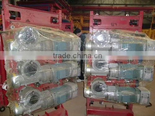 Double Cages SS100/100 Electric Construction Material Hoist