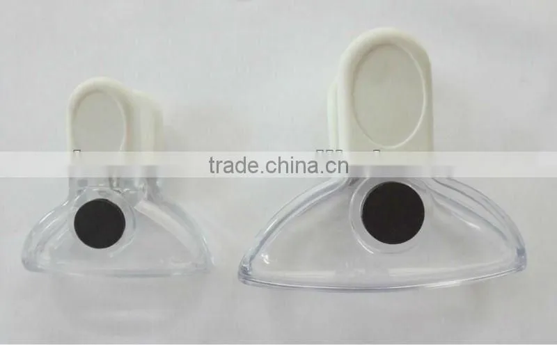 2 pcs one set ABS+TPR+black magnetic cutting food clip