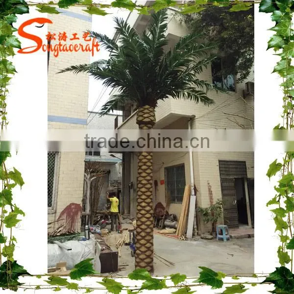 New design manufacturer China artificial palm tree outdoor decoration artificial palm tree fake artificial palm tree for sale