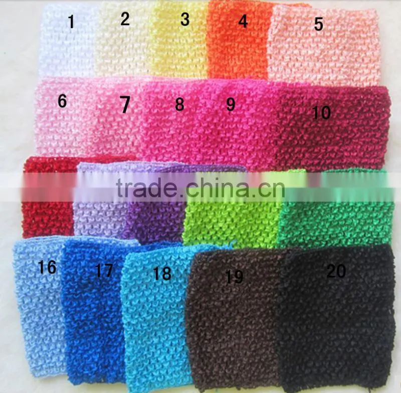 Wholesale 6inch crochet headhand /crochet baby tutus /crochet tube top