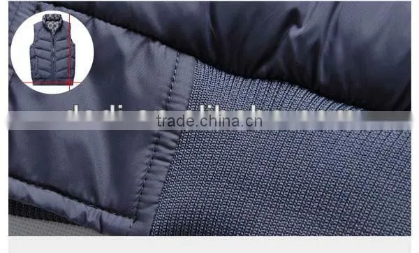 2017 New Design Cheap Sleeveless Sweater Vest For Men