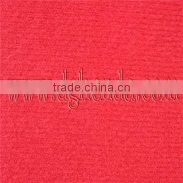 red velour fabric/velvet fabric for shoe