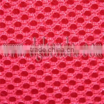red polyester sandwih air mesh fabric/sandwich fabric for footwear,chair,seat cover