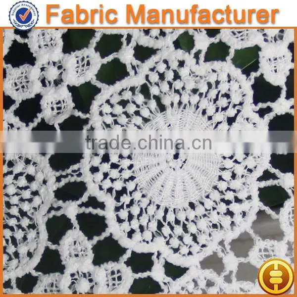 E cicheng textile Green manufacturer in china embroidery chemical lace fabric
