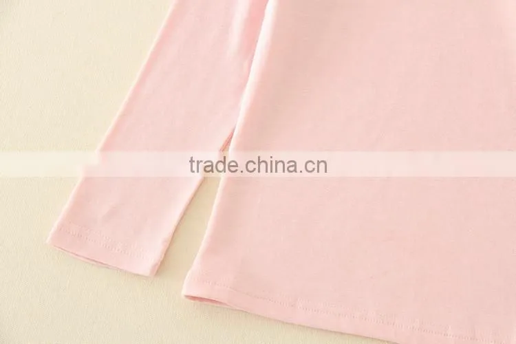 one piece child girls undershirts girls pink undershirts underwear wholesale 2016 autumn for baby girls
