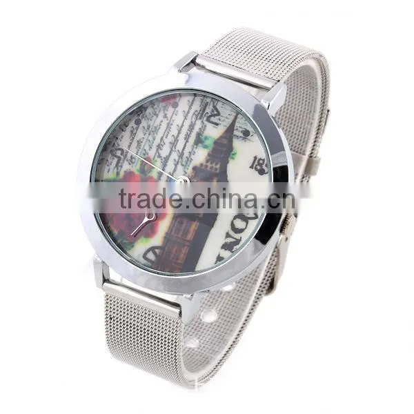2015 hottest 100%Brand New romantic Eiffel Tower lover watch fancy women watch