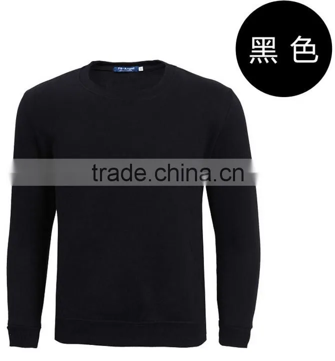 wholesale custom made high quality fleece printed knit promotional pullovers