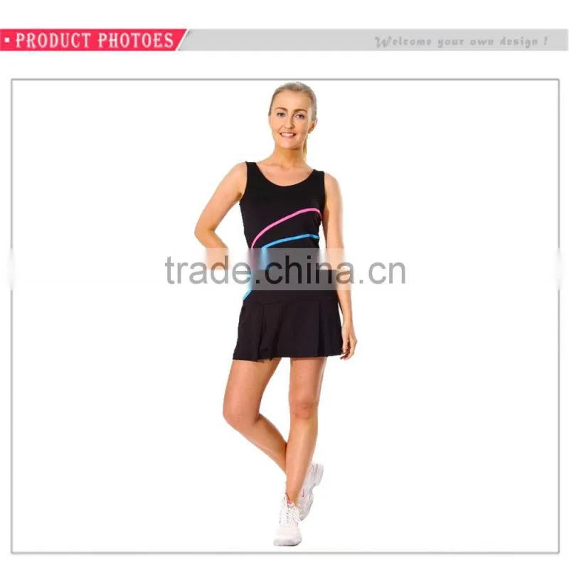 Last Design Womens Dress Manufacturers China Tennis Apparel Short Tennis Dress