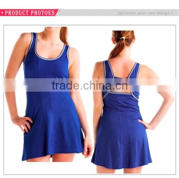 Leather skirt suits popular tennis fashion dress for girls